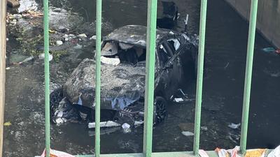 Sp bmw accident oriental death-stock-foto