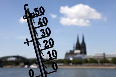 Thermometer in K?ln-stock-foto