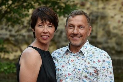 30.07.2018, xmubikx 68. Bad Hersfelder Festspiele 2018 Portrait Prominente G?ste Scauspieler Richy M?ller und Lebensgef-stock-foto