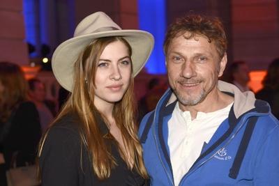 Richy M?ller mit Tochter Paulina M?ller bei der ARD Blue Hour Party im Rahmen der Berlinale 2015 / 65. Internationale F-stock-foto