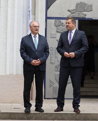CDU Haselhoff und Nachfolger Schulze-stock-foto