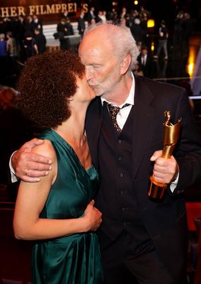 Michael Gwisdek mit Ehefrau Gabriela - Deutsche Filmpreis Preisverleihung Gala 2013 in Berlin, Germany on 26.04.2013 Cop-stock-foto