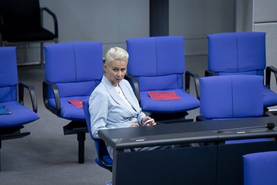 Parlamentarische Staatssekret?rin Silvia Breher-stock-foto