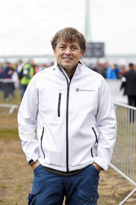 Michael Ballweg auf der Querdenken-Demo von Querdenken 711 in der Deutzer Werft. (Themenbild) K?ln, 26.09.2020 *** Mich-stock-foto