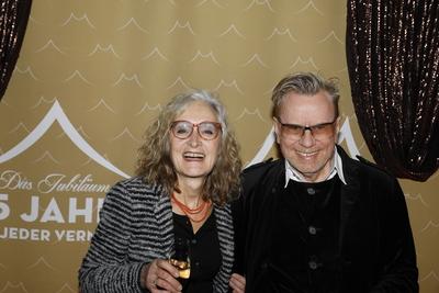127/ Eleonore Weisgerber, Ren? Koch, Neujahrsempfang des Tipi und der Bar Jeder Vernunft 2017, Tipi am Kanzleramt, Berli-stock-foto