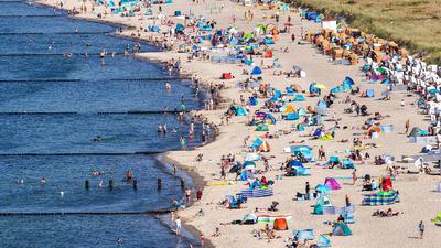 ++Ostsee: Besucher Rekord erwartet++-stock-foto