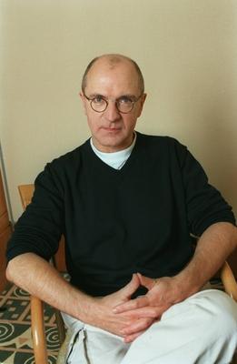 Max F?rberb?ck (Regisseur) 12/00 her Mann Regie TV Fernsehen Film dunkelhaarig kurzhaarig Halbglatze Brille leger Pullo-stock-foto