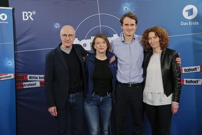 25 02 2015 Berlin Deutschland Vorstellung des neuen BR Tatort Teams aus Franken Am 12 April 20-stock-foto