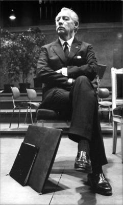 Verleger Axel Springer 1981 Deutscher Verleger Axel C?sar Springer, Gr?nder und Inhaber des Axel Springer Verlags, ein F-stock-foto