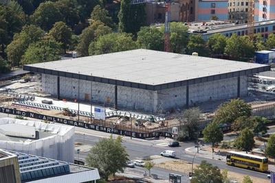 Baustelle der Neuen Nationalgalerie in Berlin am 08 09 2018 Vor 50 Jahren am 15 September 1968 wu-stock-foto