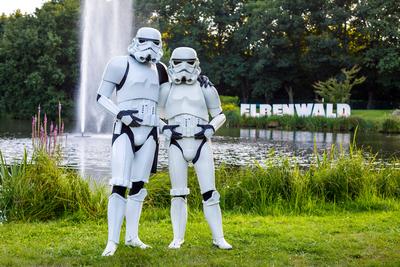 Elbenwaldfestival Cottbus-stock-foto