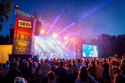 Elbenwaldfestival Cottbus-stock-foto
