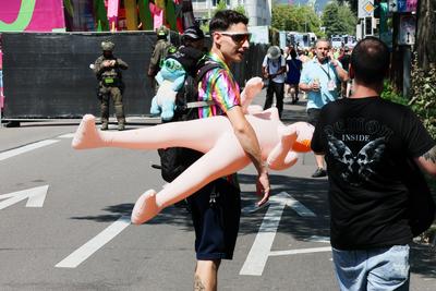 Stret-Parade-stock-foto
