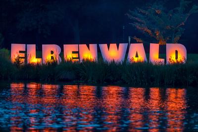 Elbenwaldfestival Cottbus-stock-foto