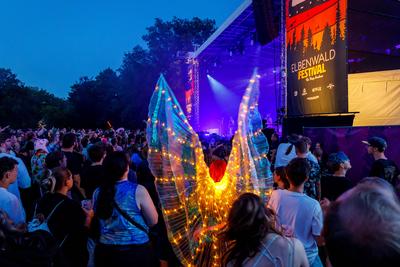 Elbenwaldfestival Cottbus-stock-foto