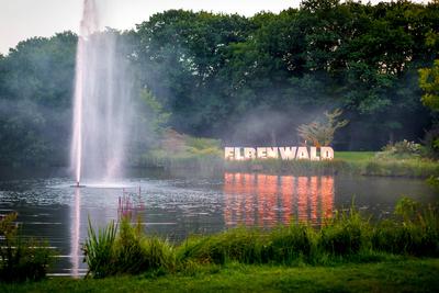 Elbenwaldfestival Cottbus-stock-foto