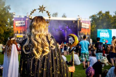 Elbenwaldfestival Cottbus-stock-foto
