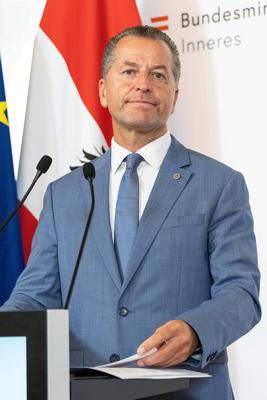 20250811 Pressekonferenz der Innenminister zum Thema Jahresbilanz 2024 zum Kriminalitaetsfeld Sozialleistungsbetrug-stock-foto