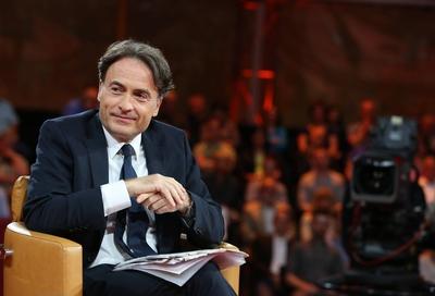 Giovanni di Lorenzo Chefredakteur Die Zeit in der ARD Talkshow G?NTHER JAUCH am 25 05 2014 in Be-stock-foto