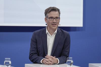 Christian Tretbar, Chefredaktion Tagesspiegel Veranstaltung Der Osten ? Chancen und Talente f?r Deutschland am 4. Oktobe-stock-foto