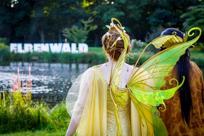 Elbenwaldfestival Cottbus-stock-foto