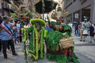 43rd annual national dominican day parade 2025, new york, usa - 10 aug 2025-stock-foto