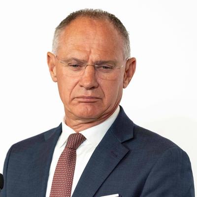 20250811 Pressekonferenz der Innenminister zum Thema Jahresbilanz 2024 zum Kriminalitaetsfeld Sozialleistungsbetrug-stock-foto