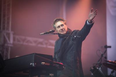 Bryan Ferry The English singer and songwriter Bryan Ferry performs a live concert during the Norwegian music festival Be-stock-foto