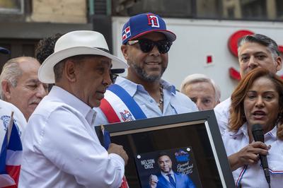 43rd annual national dominican day parade 2025, new york, usa - 10 aug 2025-stock-foto