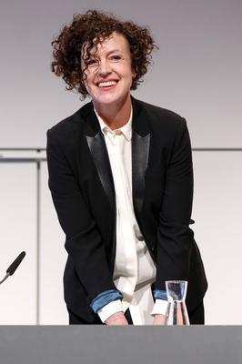 Maria Schrader bei der lit.Cologne 2023 Veranstaltung Still! Lass sie reden! - Maria Schrader liest Ilse Aichinger in de-stock-foto