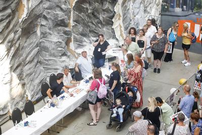 "Unter Uns" Fantreffen in K?ln-stock-foto