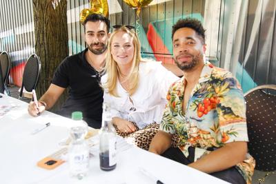 "Unter Uns" Fantreffen in K?ln-stock-foto