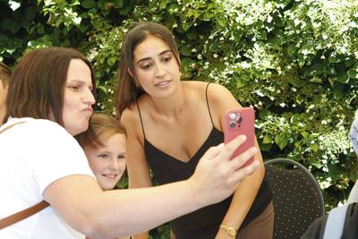 "Unter Uns" Fantreffen in K?ln-stock-foto