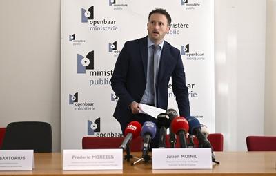 Press Conference By The Public Prosecutor-stock-foto