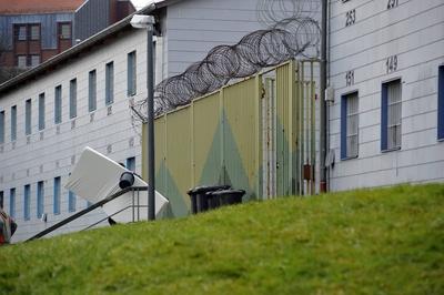 Besuch in der Justizvollzugsanstalt JVA in Ottweiler am Donnerstag 27 01 2011 Im Bild Zellen v-stock-foto