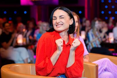 Entertainment Bilder des Tages MDR - Riverboat. Schauspielerin Mimi Fiedler anl??lich der Aufzeichnung der MDR - Talksho-stock-foto