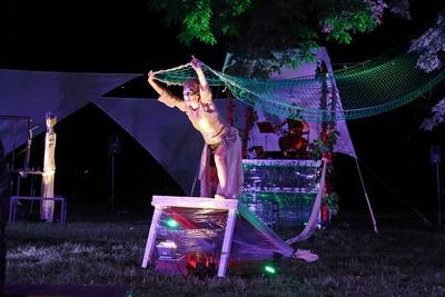 Odin. Loki. Thor., Theater ANU,  Premiere am 13.08.2025-stock-foto