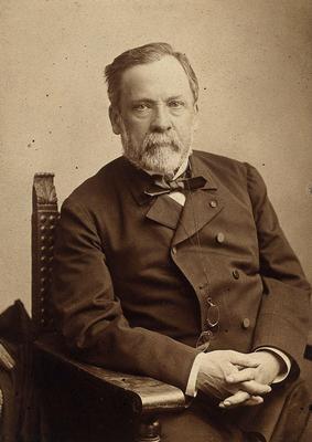 Louis Pasteur. Photograph by Nadar.-stock-foto