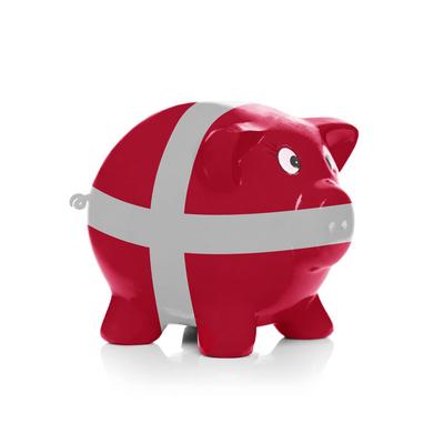 Finance, money and all things related Green piggy bank with dollars sticking out - isolated on white background ,model r-stock-foto