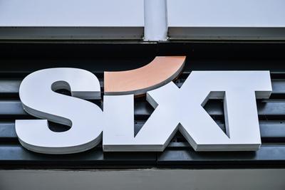 SIXT Autovermietung, Europacenter, Budapester Stra?e, Charlottenburg, Charlottenburg-Wilmersdorf, Berlin, Deutschland **-stock-foto