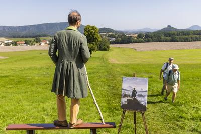Der Caspar-David-Friedrich-Weg ist Deutschlands sch?nster Wanderweg 2025-stock-foto