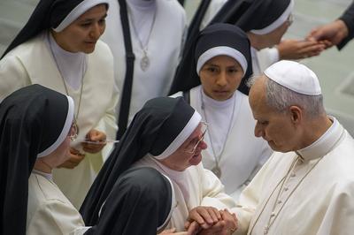 ITALY - POPE LEO XIV DURING HIS WEEKLY GENERAL AUDIENCE  AT  THE  VATICAN - 2025/8/13-stock-foto
