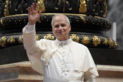 ITALY - POPE LEO XIV DURING HIS WEEKLY GENERAL AUDIENCE  AT  THE  VATICAN - 2025/8/13-stock-foto