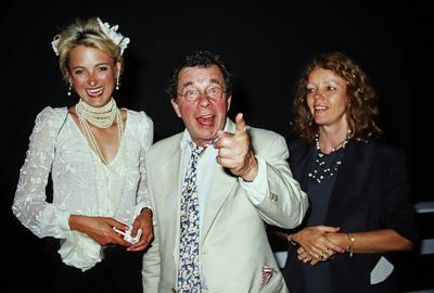 Marie Louise zu Schaumburg-Lippe, genannt Lilly mit Journalist, Film- und Literaturkritiker Hellmuth Karasek und Ehefrau-stock-foto