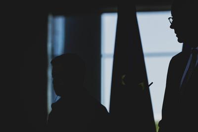 Pressekonferenz von Friedrich Merz und Wolodymyr Selenskyj-stock-foto