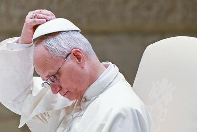 ITALY - POPE LEO XIV DURING HIS WEEKLY GENERAL AUDIENCE  AT  THE  VATICAN - 2025/8/13-stock-foto