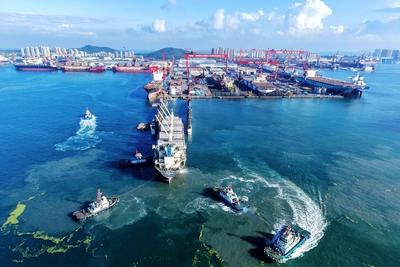China State Shipbuilding Corporation Beihai Shipbuilding Company-stock-foto