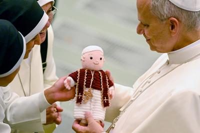 ITALY - POPE LEO XIV DURING HIS WEEKLY GENERAL AUDIENCE  AT  THE  VATICAN - 2025/8/13-stock-foto
