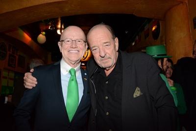 Erich Lejeune  Honorarkonsul Ralph Siegel Muenchen 14.03.15 Irish Pub  Feier St Patricks Day-stock-foto