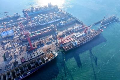 China State Shipbuilding Corporation Beihai Shipbuilding Company-stock-foto